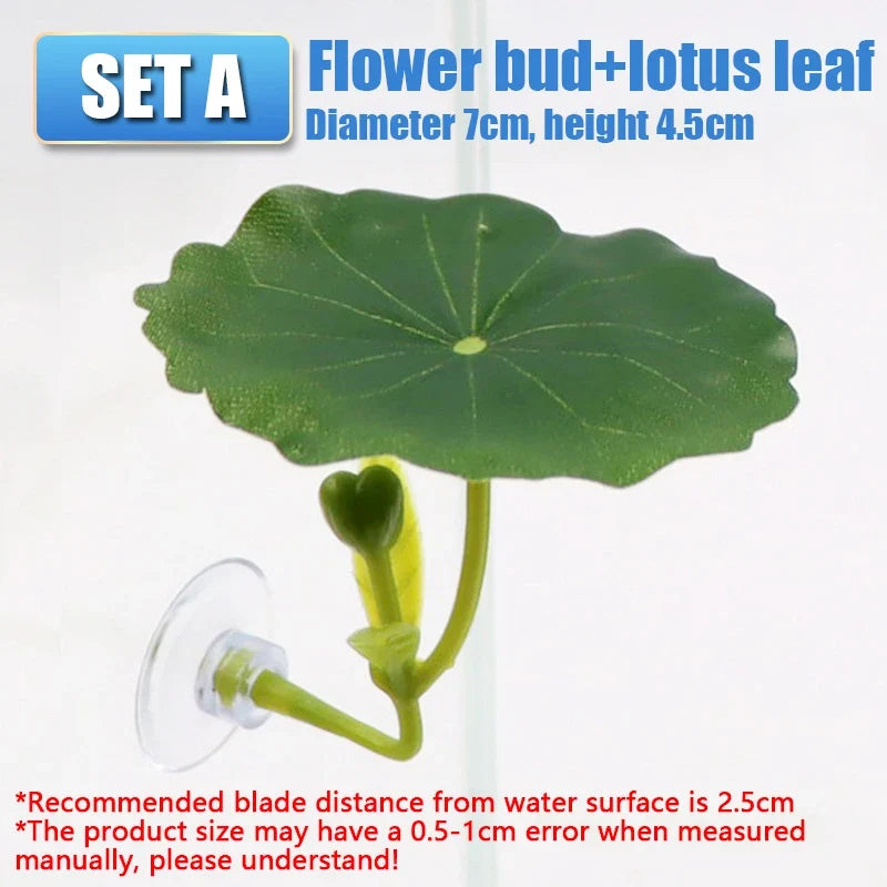 Green Leaf Hanging Bed for Betta Fish Stress Reducing Aquarium – 3 Colors