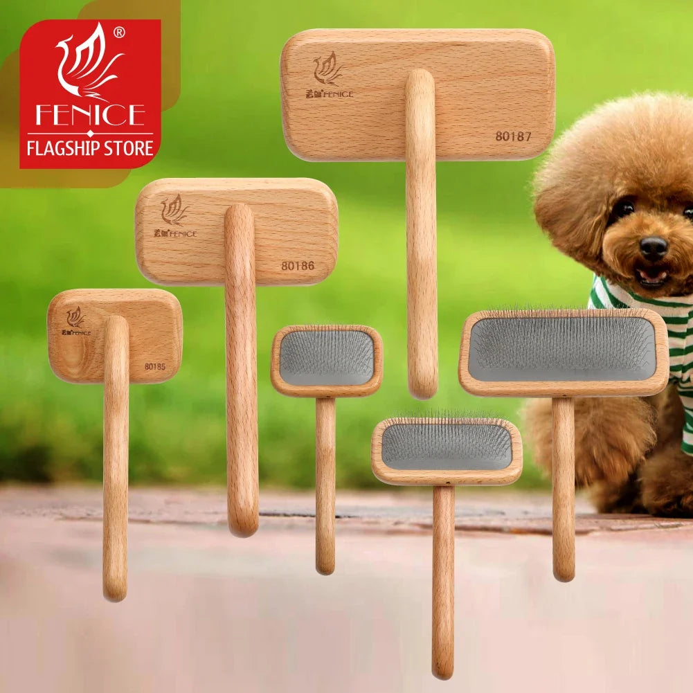 Fenice Pet Grooming Steel Shedding Long Comb - ProPawPet.com