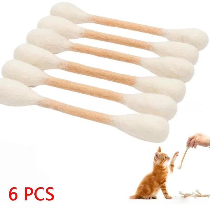 Creative Large Cotton Swab Shaped Catnip Toy – 13 Colors