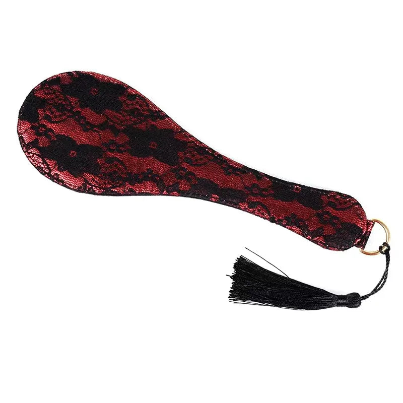 Premium PU Leather Equestrian Paddle - Faux Horse Riding Whip – 2 Colors