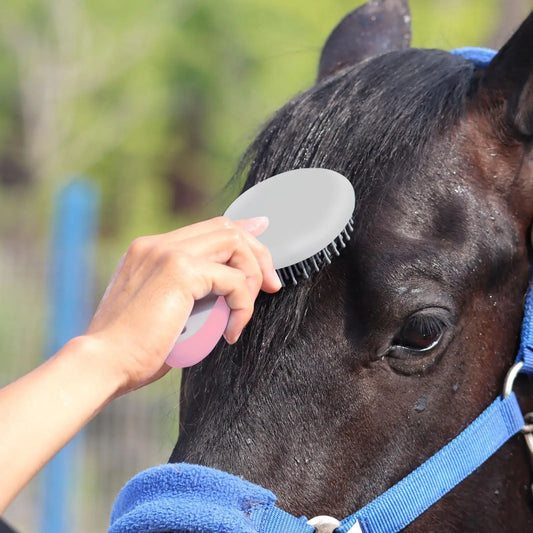 Horse Mane Tail Brush Round Shaped Soft - ProPawPet.com