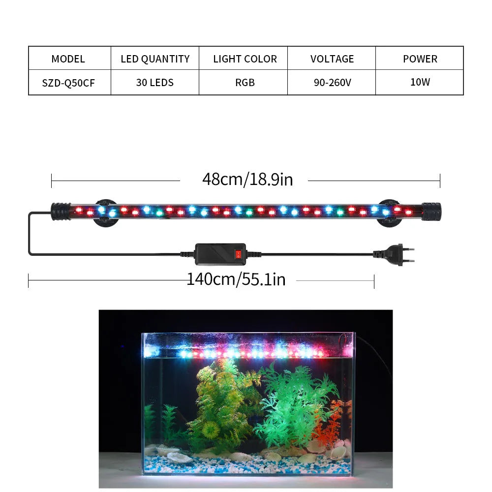 90-260V Aquarium Light LED Waterproof Fish - ProPawPet.com