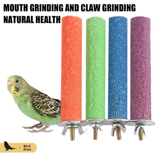 New High-end Bird Perch Stand Wooden Rough - ProPawPet.com