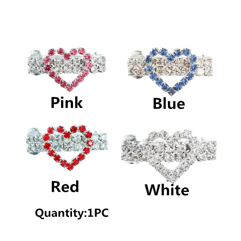Fashion Crystal Rhinestone Dog Hair Clip - ProPawPet.com