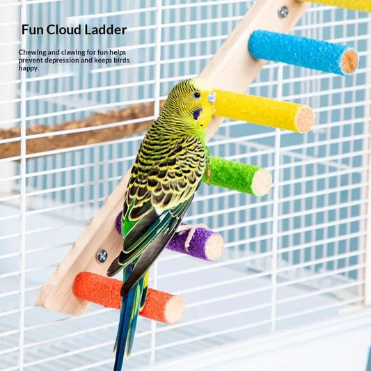 4/6/8Step Bird Climbing Ladder Bird Frosted - ProPawPet.com