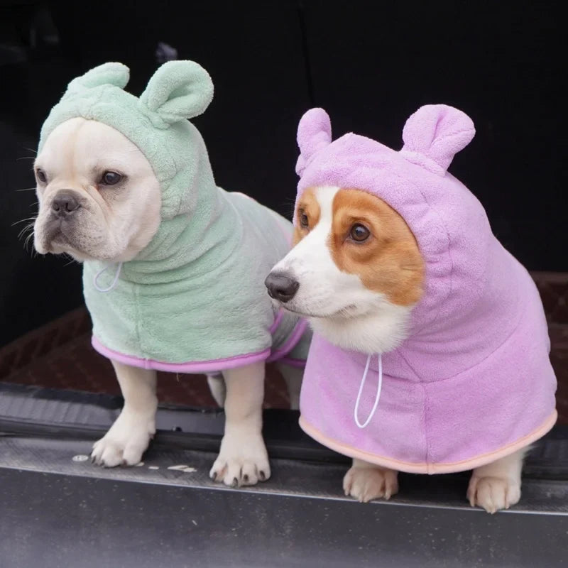 Microfiber Dog Bathrobe Super Absorbent Pet - ProPawPet.com