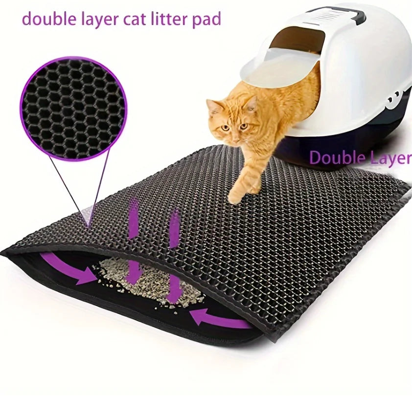 Cats Litter Mat Double Layer 2 Layer Non - ProPawPet.com