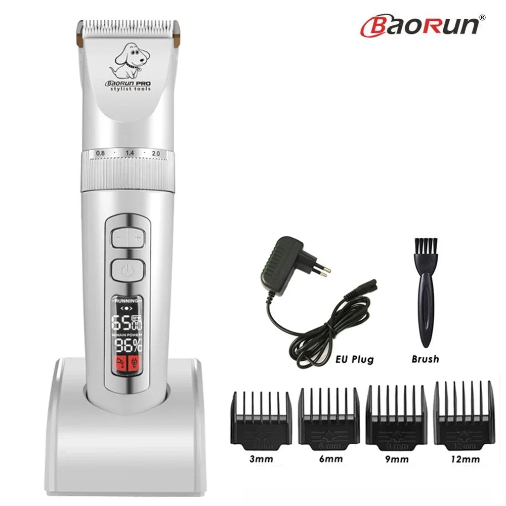 BaoRun P9 Dog HairClipper Professional LCD - ProPawPet.com
