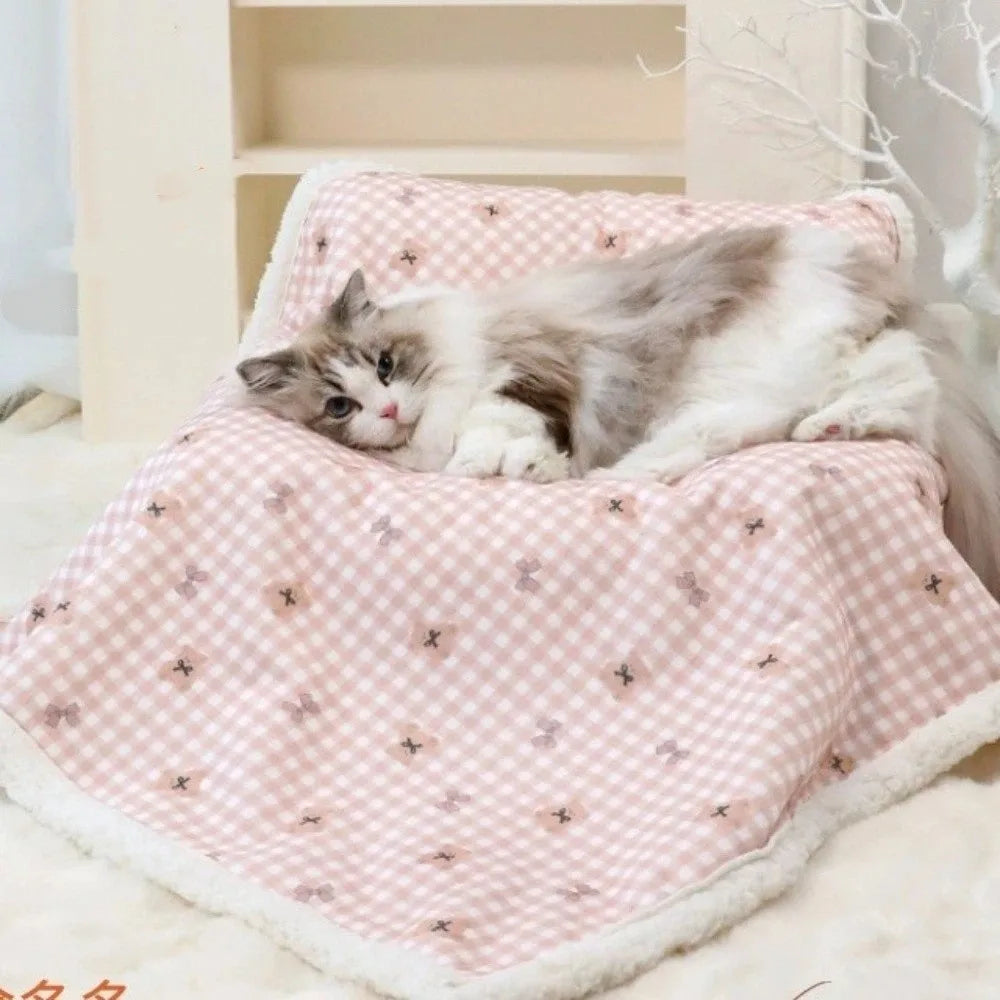 Dog Bed Pad Thickened Pet Blankets Warm - ProPawPet.com