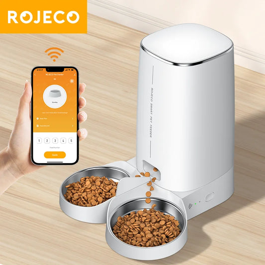 ROJECO Automatic Cat Feeder Pet Smart Cat - ProPawPet.com