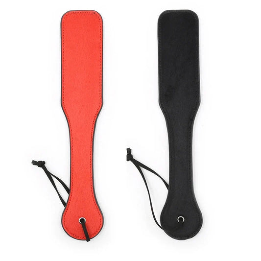 32cm Red Leather Black Plush Paddle Riding - ProPawPet.com