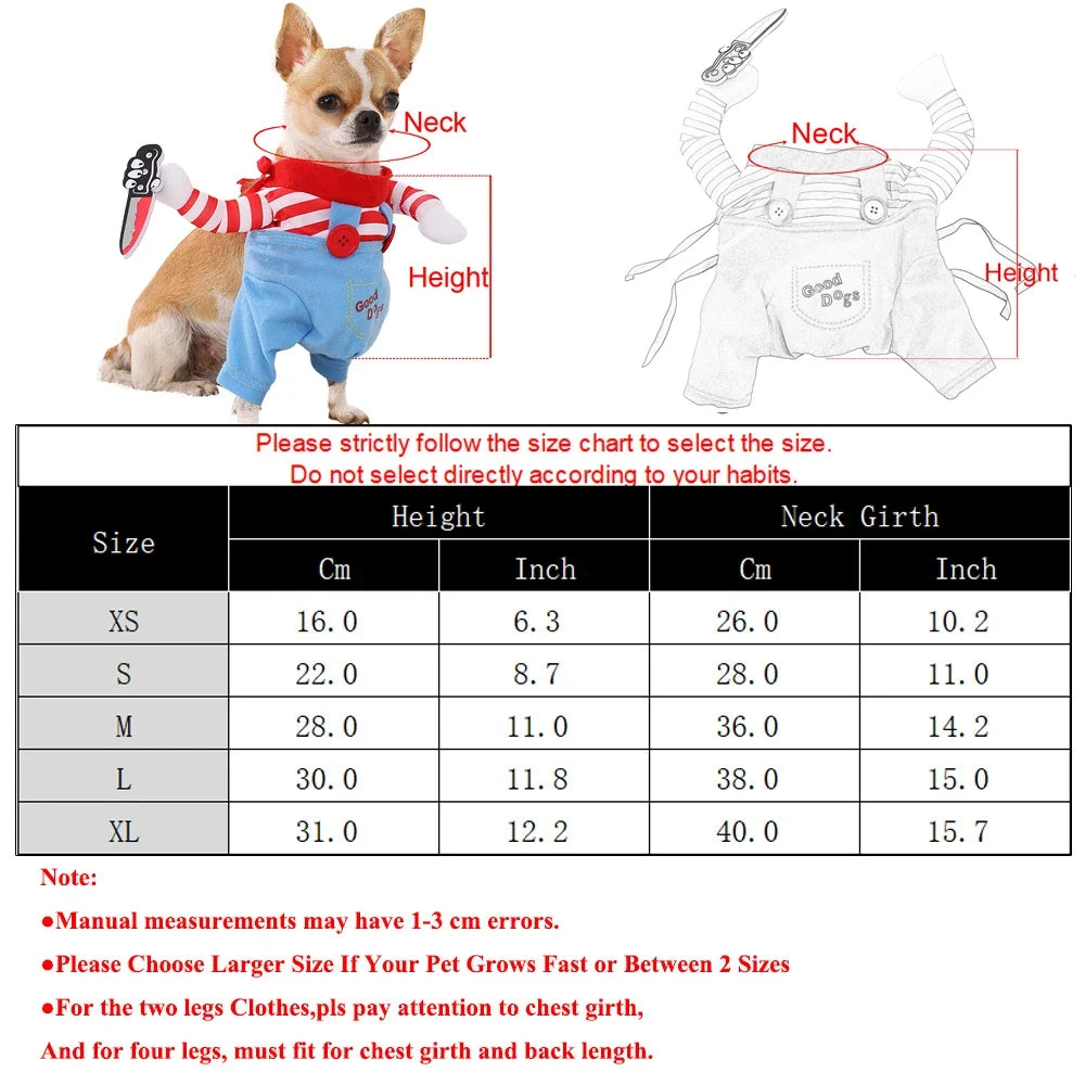 Halloween Dog Costume Funny Pet Clothes - ProPawPet.com