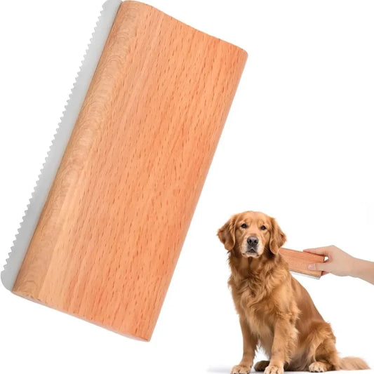 Pet Hair Removal Comb Wood Horse Brush Dog - ProPawPet.com
