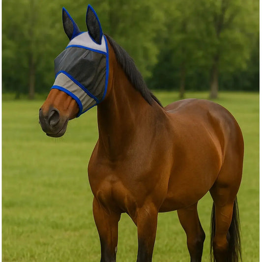 New Horse Flying Mask Mosquito Fly Proof - ProPawPet.com