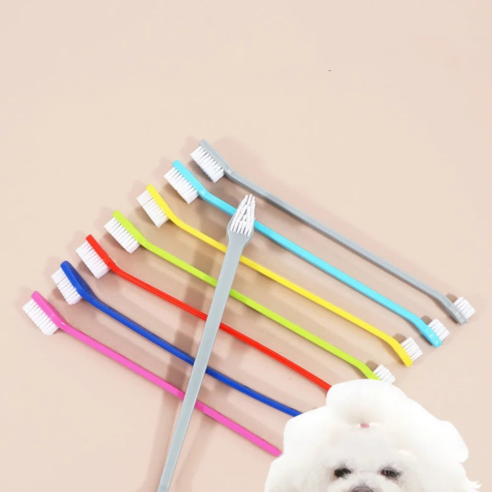 Double-headed Dog Toothbrush Portable Soft - ProPawPet.com