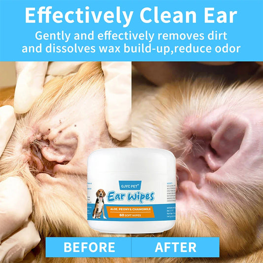 1-Pack Gentle Pet Ear Wipes - Gentle - ProPawPet.com