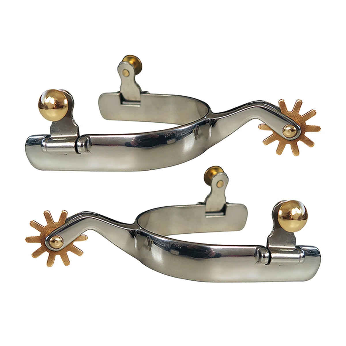 Horse Spurs Anti Rust Riding Carbon Steel Boots – 8 Colors