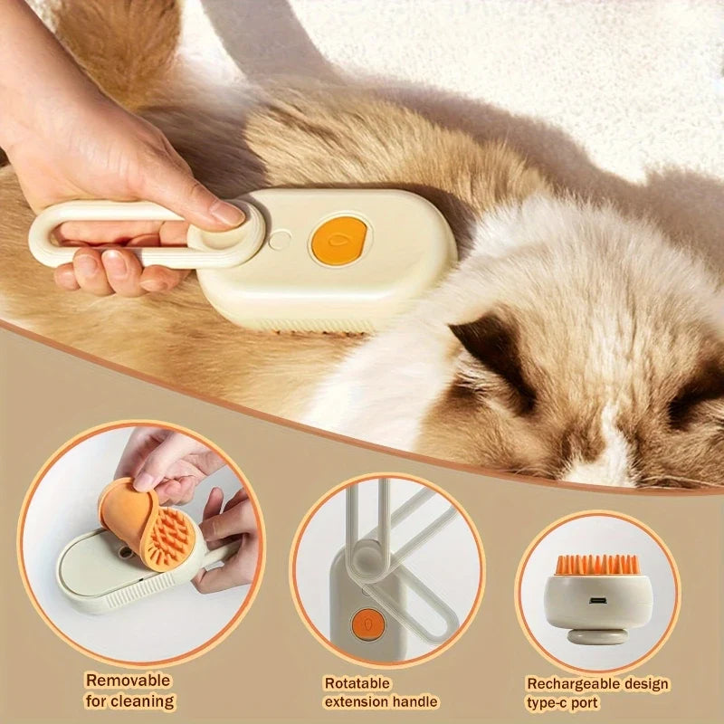 Cat Dog Pet Cleaning Massage Spray Comb, Pet - ProPawPet.com