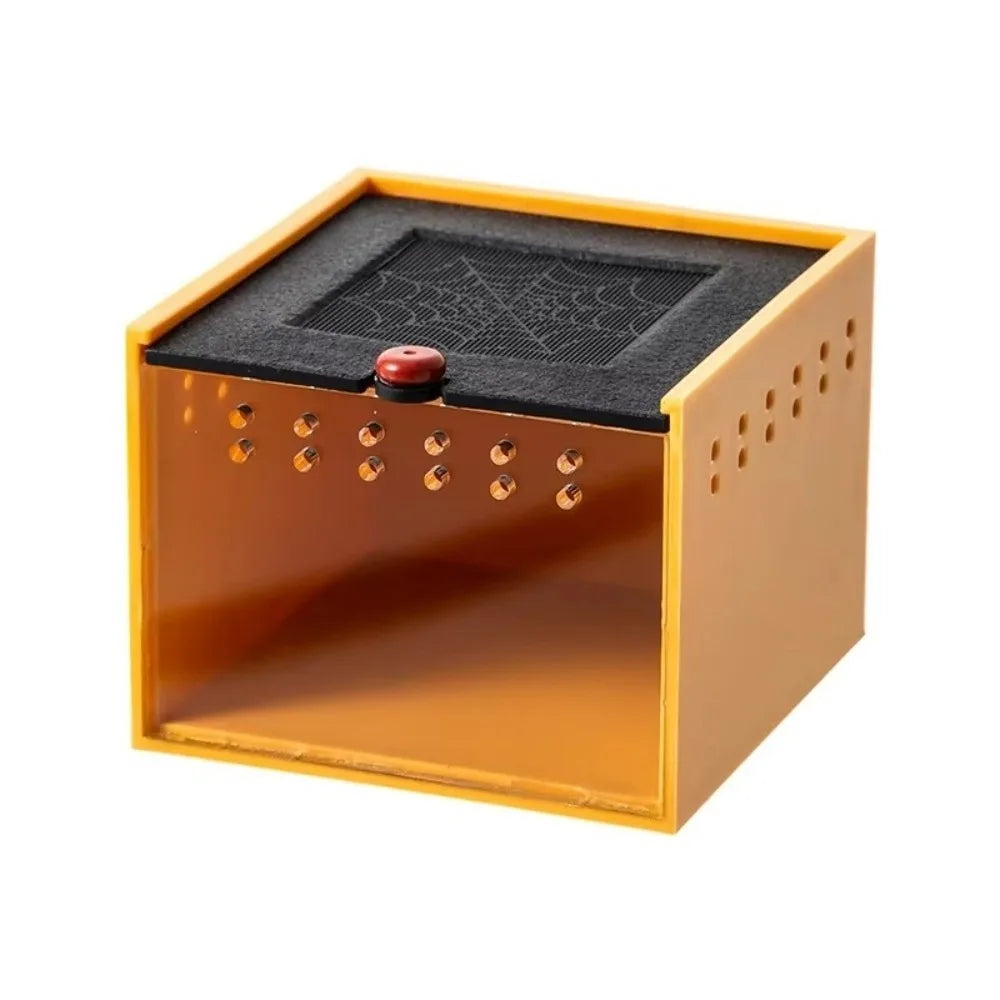 Black Reptile Keeping Box Acrylic Clear View Crawling Pet – 3 Colors