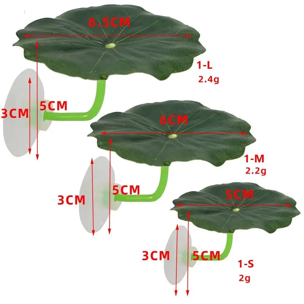Plastic Betta Fish Rest Leaf Simulated Lotus - ProPawPet.com