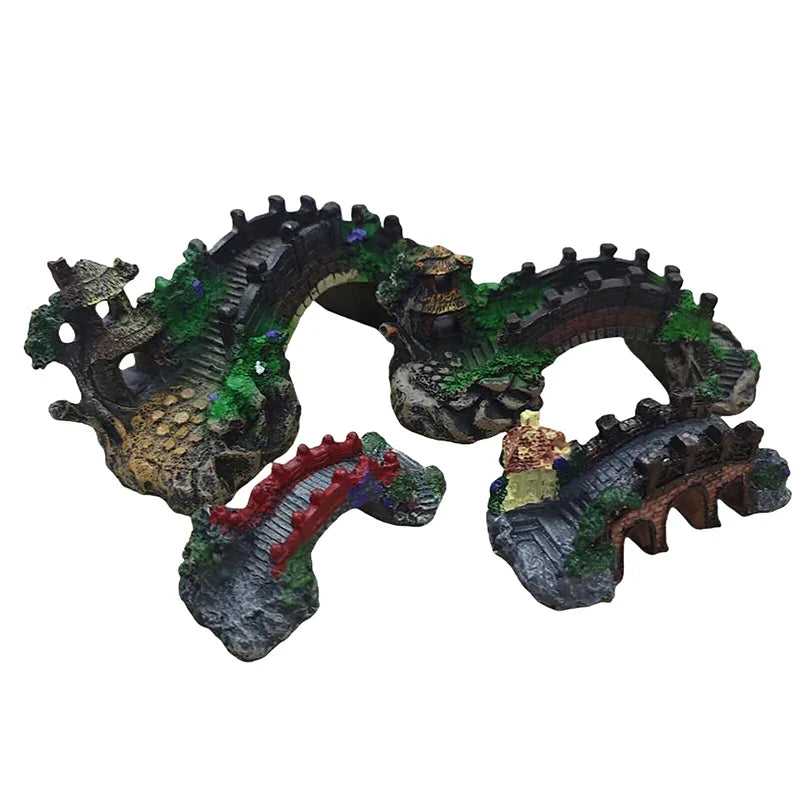 1PC Fish Tank Artificial Bridge Resin - ProPawPet.com