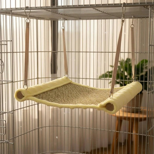 Soft Parrot Hammock Bed Easy to Hang Bird Swing, Warm
