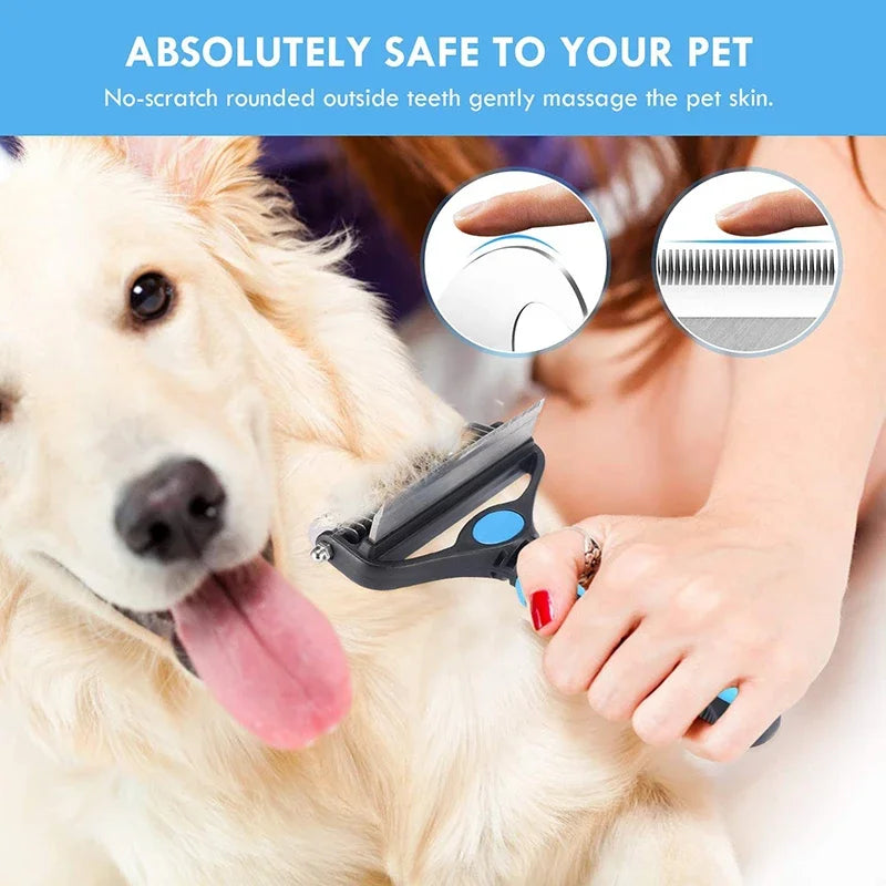 2In1 Professional Dog Combs Rake Safe - ProPawPet.com