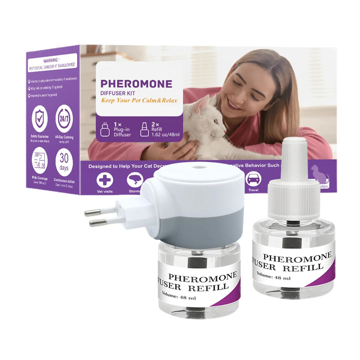 48ml Calming Diffuser Comfort Natural Pheromone – 3 Colors