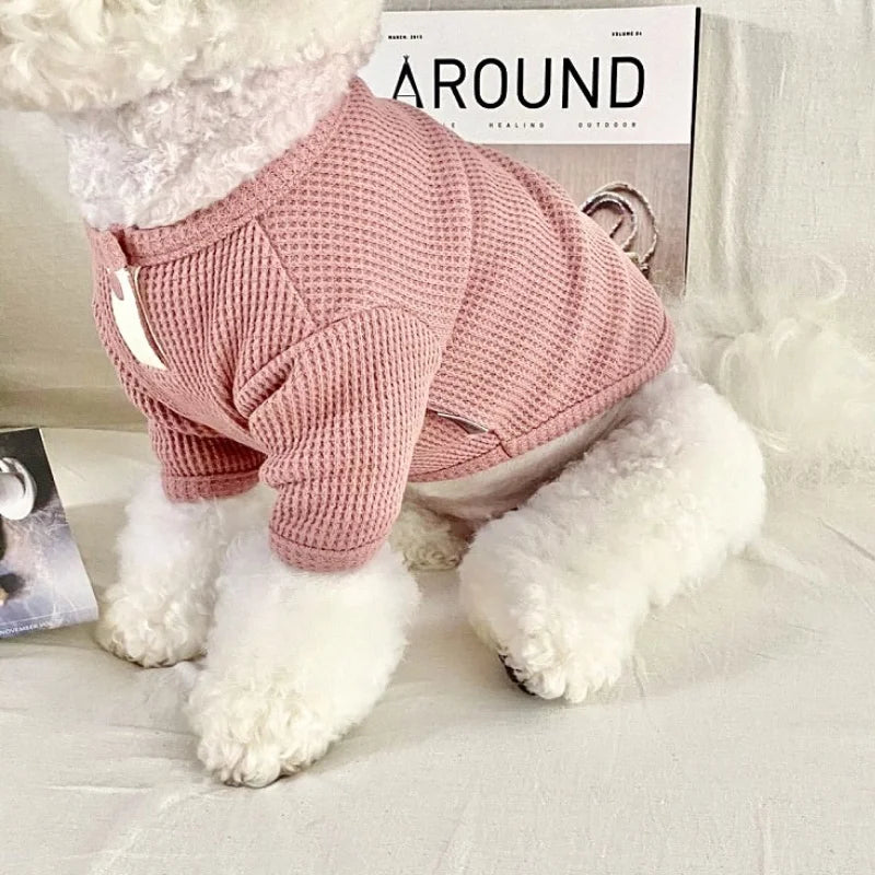 Autumn Winter Dog Shirt Soft Dog Clothes - ProPawPet.com