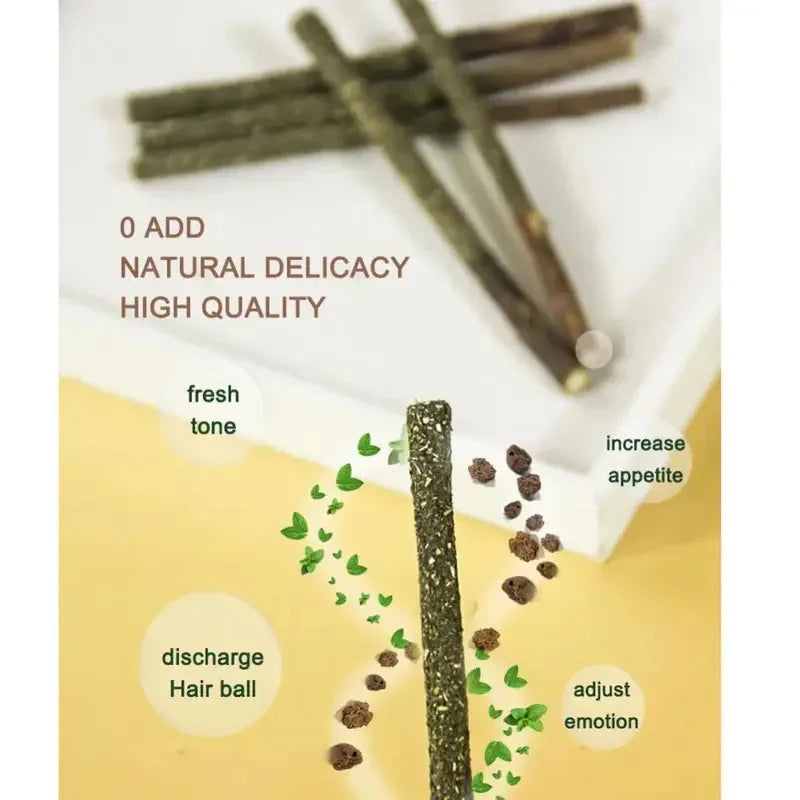 6-24Pcs Natural Matatabi Cat Stick Mint - ProPawPet.com