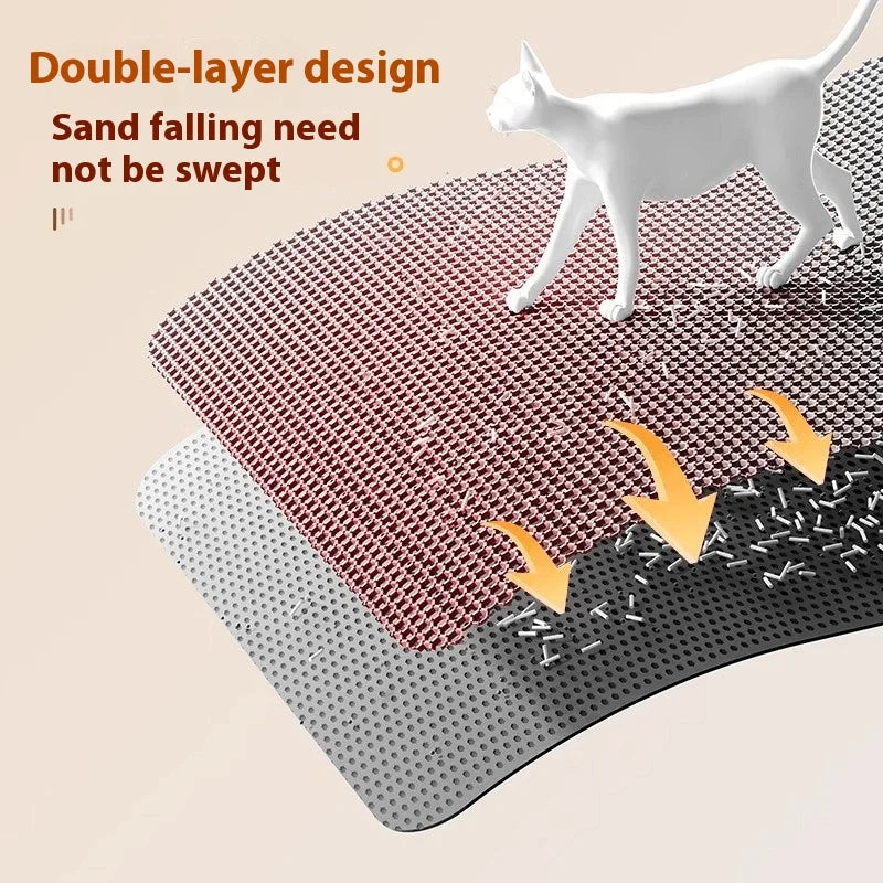 2 Layer Extra Large Cat Litter Mat Heavy - ProPawPet.com