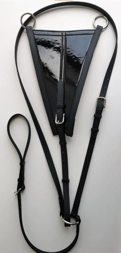 Bow Leather Chest with PVC Long Distance Riding English for Horses
