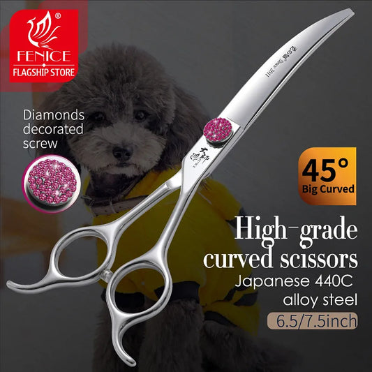Fenice Pink Diamond Screw Pet Super Curved - ProPawPet.com