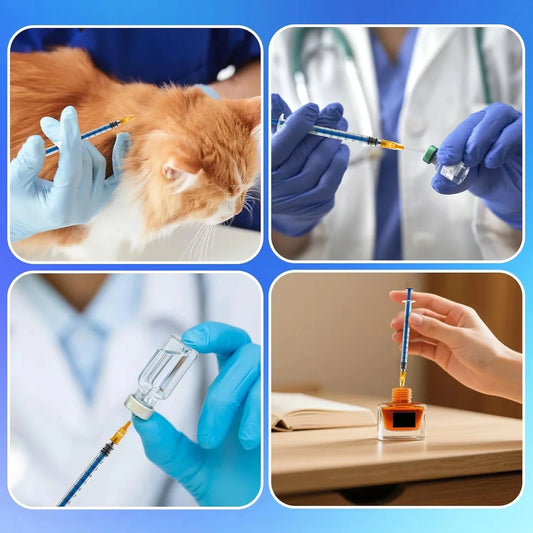 1ml Disposable Luer Lock Syringe, Industrial - ProPawPet.com