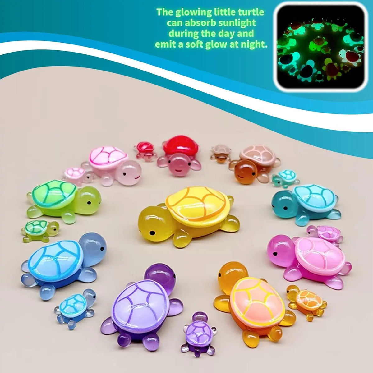 5-100pcs 3size Luminous Turtle Home Decor - ProPawPet.com