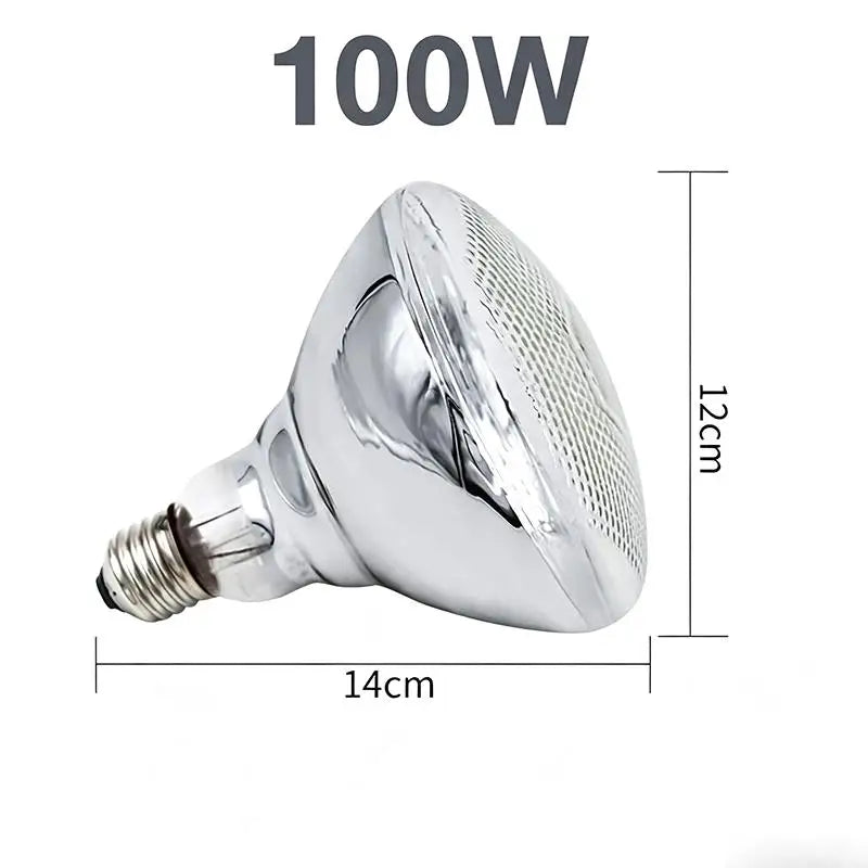 Infrared Heat Lamp Bulb for Brooder 100w 150w 200w 250w – 4 Colors