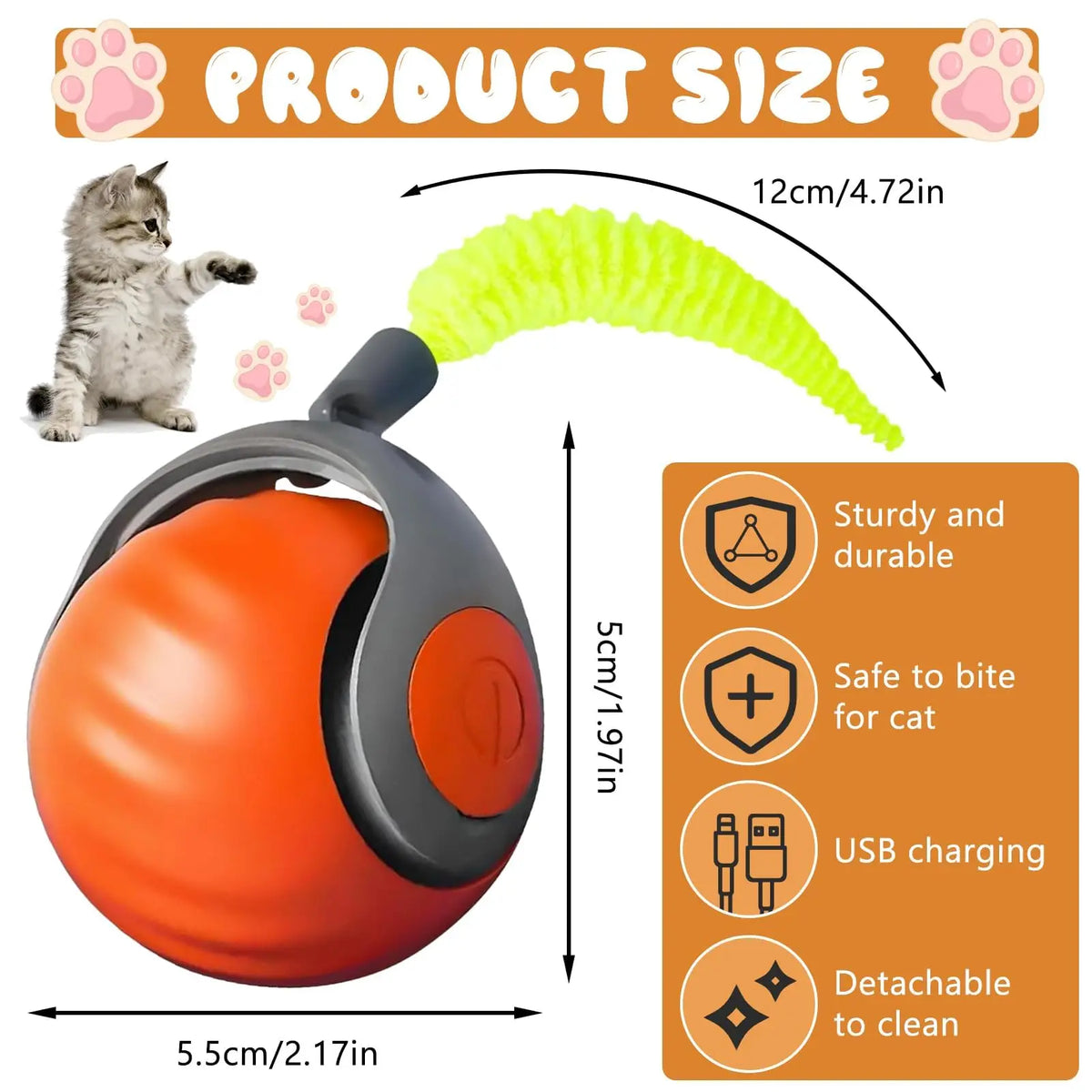 New Speedy Tail 2.0 Cat Toy Speedy Tail Cat - ProPawPet.com