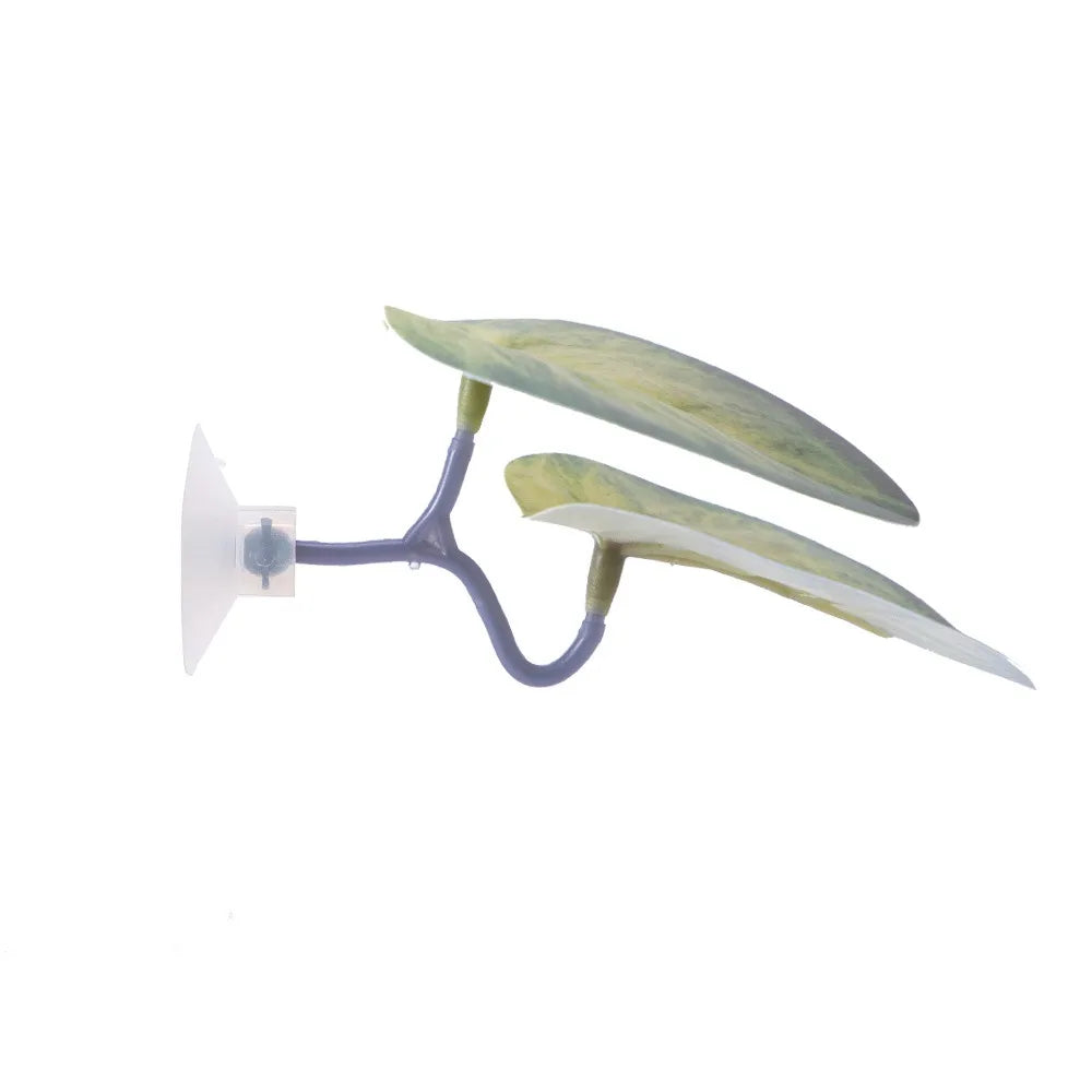 Plastic Betta Fish Rest Leaf Simulated Lotus - ProPawPet.com