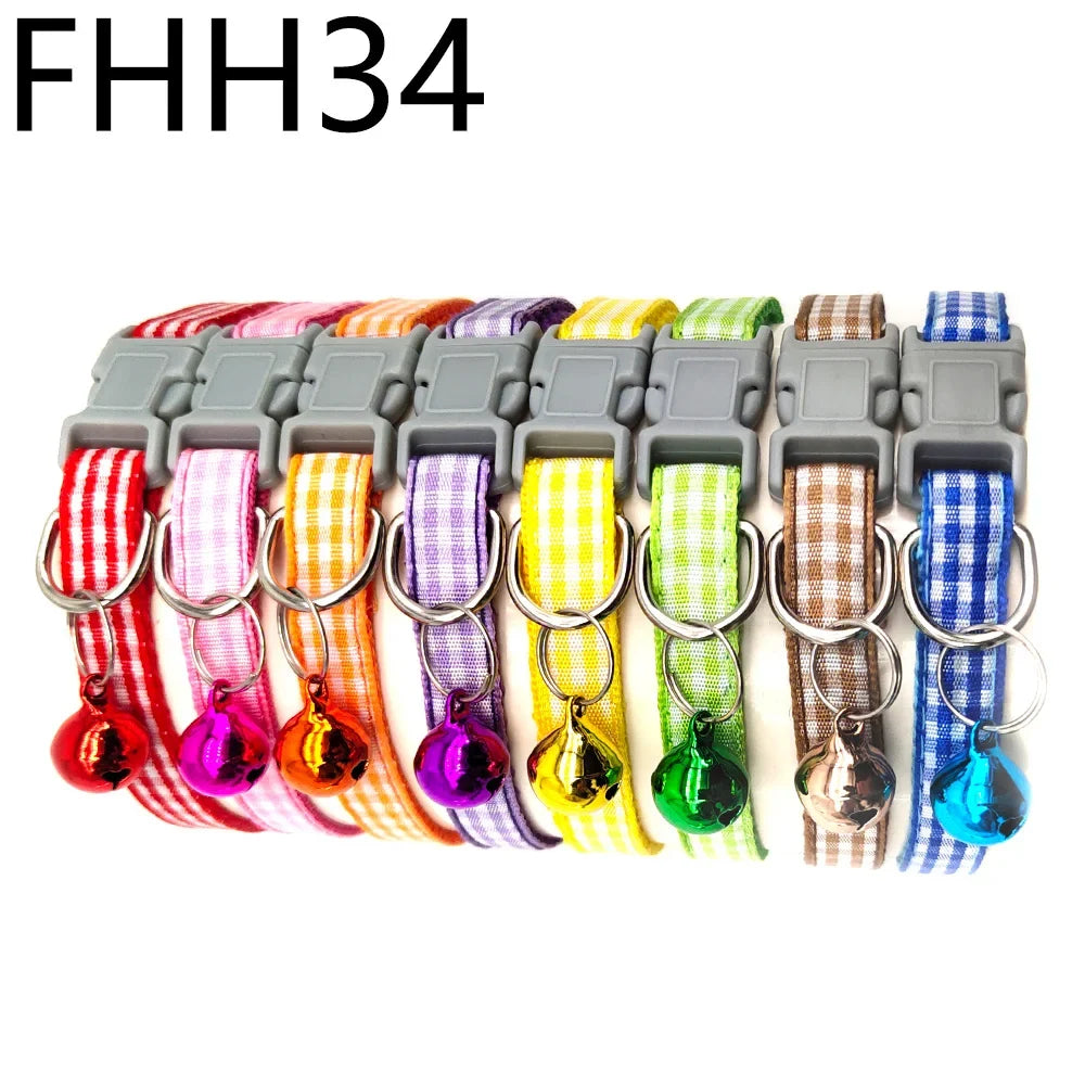 12Pcs Collars Cute with Bells Pet Necklace - ProPawPet.com