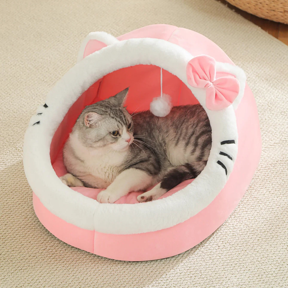 Cute And Soft Cat House Super Cat Bed Warm - ProPawPet.com