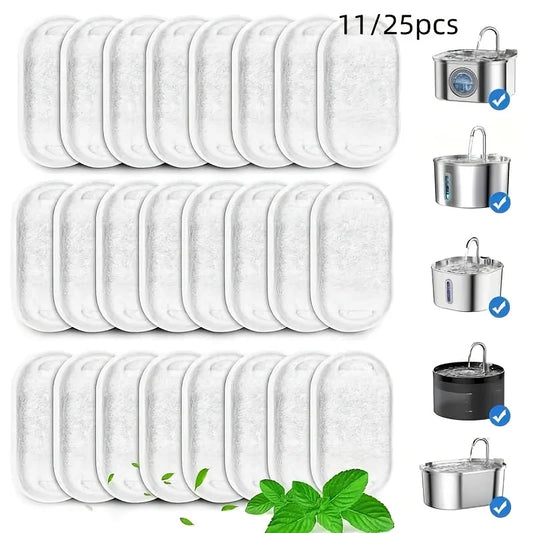 11/25PCS Pet Water Fountain Filters - ProPawPet.com