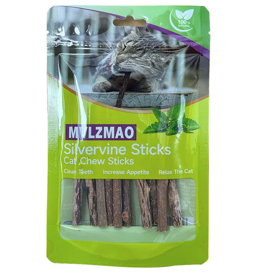 Natural Silvervine Catnip Cat Chew Toy Suit - ProPawPet.com