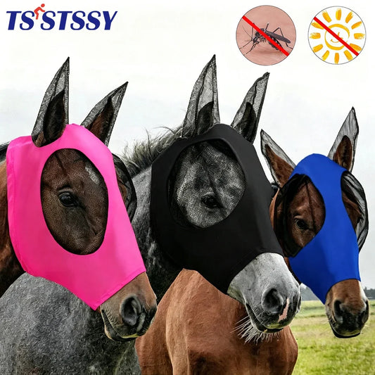 1Pcs Horse Fly Mask with Ears, Breathable - ProPawPet.com