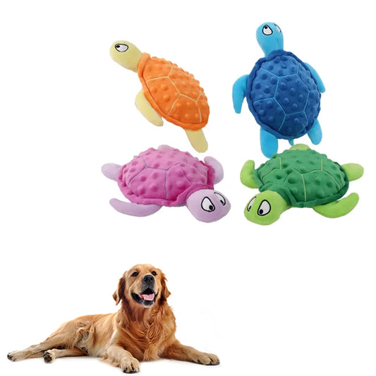 Dog Squeaky Toys Turtle Shape Plush Dog Cat - ProPawPet.com