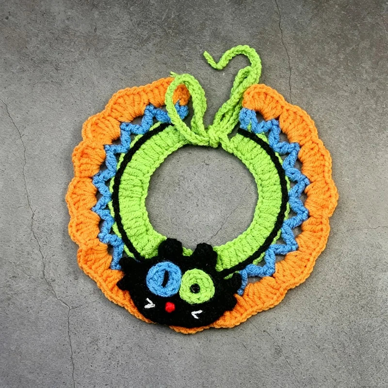 Hand-crochet Pet Scarves Collars Halloween - ProPawPet.com