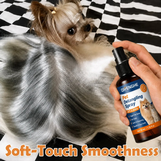 No Rinse Pet Detangler Spray for Long Hair - ProPawPet.com