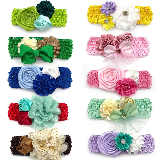 30/50Pcs Pet Dog Flowers Bowtie with Elastic - ProPawPet.com
