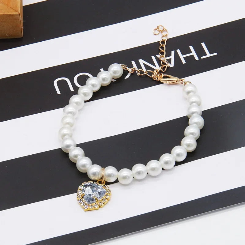 Pet Pearl Collar Dog Princess Necklace Cat - ProPawPet.com