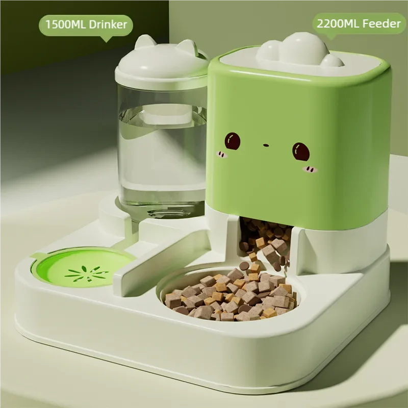Cat Automatic Feeder Cute Smiling Feeding - ProPawPet.com