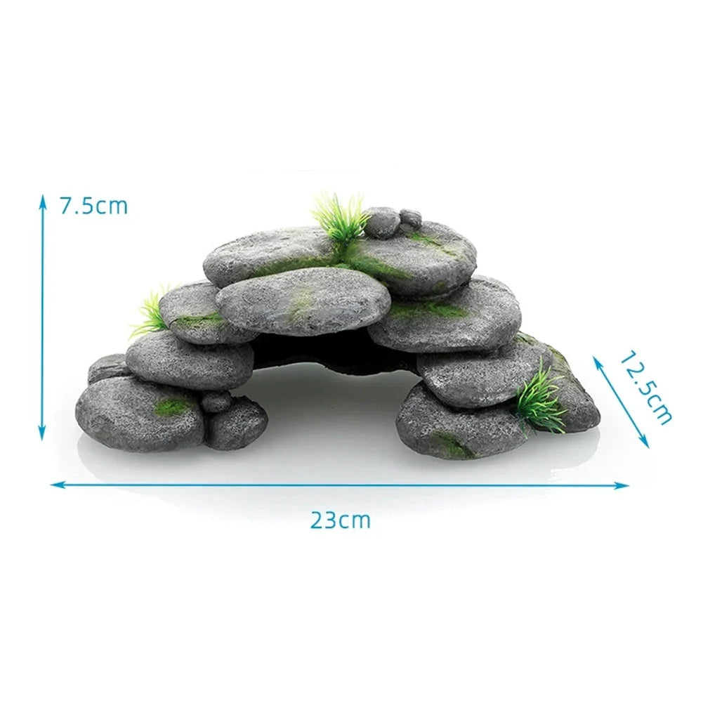 Resin Reptile Pet Rock Hide Cave Resin - ProPawPet.com